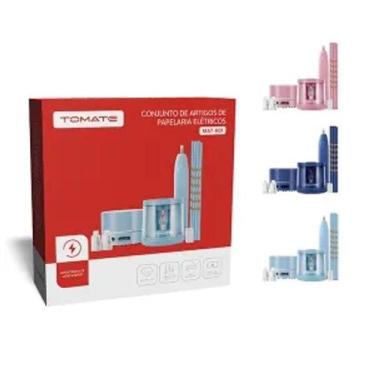 Imagem de Conjunto de Artigos de Papelaria Elétricos Tomate Mat-K01 - Apontador,