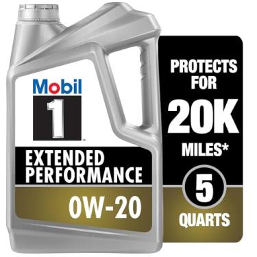 Imagem de Mobil 1 (120903) Óleo de motor de desempenho estendido 0W-20 – 5 litrosMobil 1 5 Quart 120903