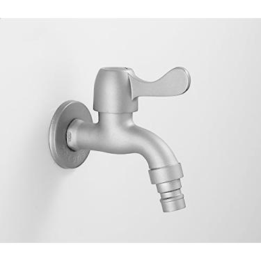 Imagem de RAUGAJ Torneiras, Torneira de Bidê de Latão Antigo Montado na Parede Esculpido Banheiro Torneira de Máquina de Lavar Água Fria com Suporte / Estilo 1 Curto