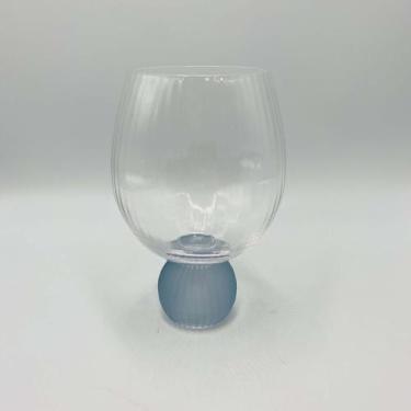 Imagem de Taça/Copo Bubble Glass Transparente Esfera Listras coloridas 480ML - d