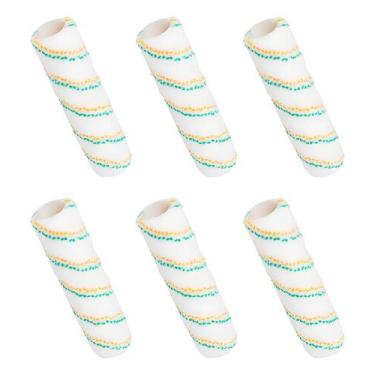 Imagem de KIT 6 Rolo Pintura 100% Poliéster Anti Respingo 23cm P.a.g