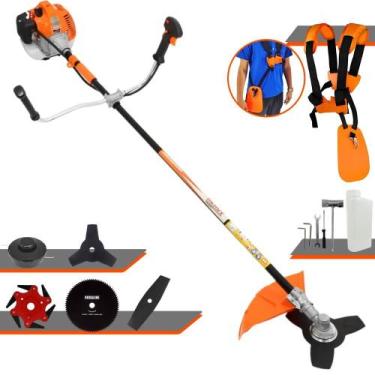 Imagem de Roçadeira Multifunções Vulcan VR520-H À Gasolina Motor 2T 52cc 2,5HP d