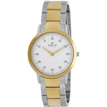Imagem de Relógio Oslo Feminino Ref: Oftsss9t0066 B2sk Slim Bicolor