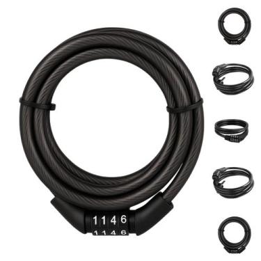 Imagem de Cadeado Com Senha P/ Bicicleta Bikes Infantis E Brinquedos Com Rodas S