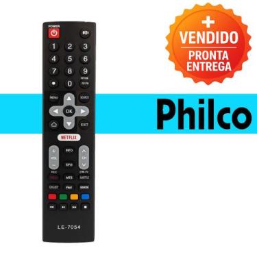 Imagem de Controle Remoto Substituto Compatível Smart TV Philco LE-7054 Infraver