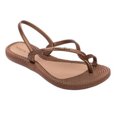 Imagem de Sandalia terra e água original feminino confortável de dedo delicada  