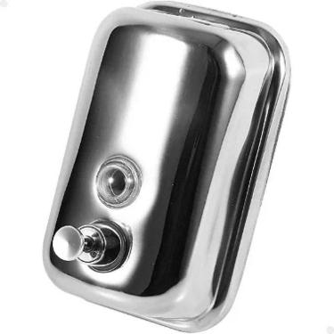 Imagem de Dispenser Saboneteira Álcool Gel Sabão Líquido Inox 500Ml