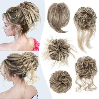 Imagem de Peruca Hair Bun, penteado despenteado para mulheres HMD 18TH85