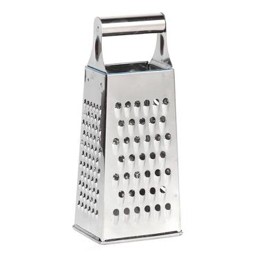 Imagem de Ralador Legumes Multifuncional Tradicional Em Inox 4 Faces