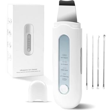 Imagem de Raspador de Pele Ultrassonico, Depurador de Pele Facial, Limpador de Pele Ultra-Sônico, Raspador de Pele Ultra-Sônico com Agulha de Acne, Spatula Espátula Ultrassônica Facial Profesional