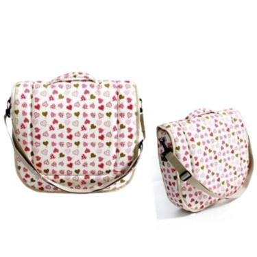 Imagem de BERÇO PORTÁTIL COM FUNÇÃO DE SACOLA DE FRALDAS MENINA - NUVO