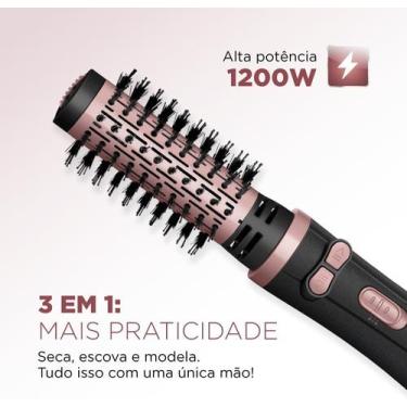 Imagem de Escova Secadora Rotativa Black Rose Mondial 1.200W ERB01