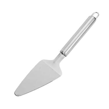 Imagem de Espátula Triangular de Aço Inox para Bolo e Torta Serrilhada para Corte para Cozinha