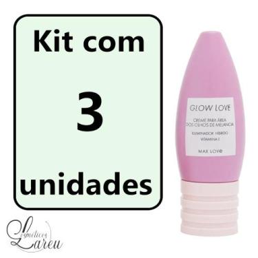 Imagem de -Kit Creme Glow Area Olhos Melancia Kc (3 un.)- Max Love