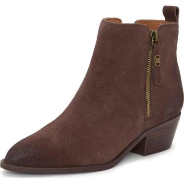 Imagem de Lucky Brand Bota feminina Ailein no tornozelo, Chocolate, 42