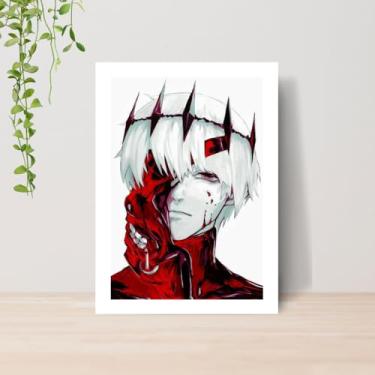 Imagem de Genérico, Quadro Tokyo Ghoul Anime A4 | Placa MDF 09
