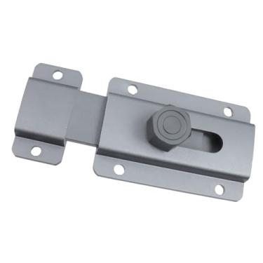 Imagem de KUMGROT Barra de segurança de 8 cm, fechaduras de janela de liga de alumínio para portas de armário, portas de banheiro, armários de cozinha, guarda-roupas de quarto, protegendo seus espaços de