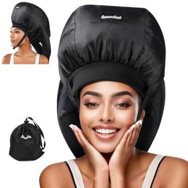 Imagem de Secador de cabelo Bonnet, difusor de cabelo ideal para cabelos cacheados, sua solução definitiva – Tampa de secador de cabelo de capacidade espaçosa para pentear rapidamente os cachos