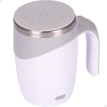 Imagem de Caneca Xícara Mixer Inox Misturador Elétrico Regarregável