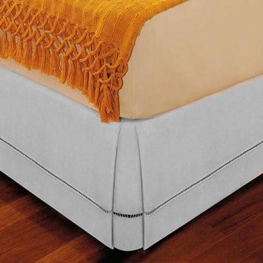 Imagem de Saia para Cama Box Solteirão Branco 97cm x 203cm x 36cm - BF Colchões,