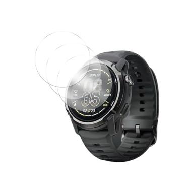 Imagem de FJIASTB Protetor de tela para relógio Coros Apex 4 de 42 mm, filme de vidro temperado 9H, antiarranhões, impressões digitais, alta sensibilidade, pacote com 3