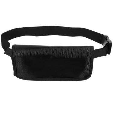 Imagem de Kisangel Pochete feminina com caixa, bolsa de cintura, tecido Oxford, armazenamento de dinheiro, impermeável, para homens e mulheres