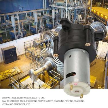 Imagem de Gerador Hidráulico de Energia Eólica Em Miniatura Dc, Dínamo de Energia para Estudantes de Ensino e Fonte de Iluminação de Backup