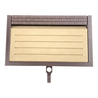 Imagem de Bothyi Porta-chaves de parede, compacto, moderno e divertido para decoração de casa, ideal para cozinha, banheiro, sala de estar e escritório, Café Bege