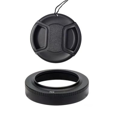 Imagem de Capa de metal e tampa de lente N52 compatível com Z7II Z6II kit Z 40 mm f/2 (SE), lente Z 28 mm f/2.8 (SE) (pacote com 2)
