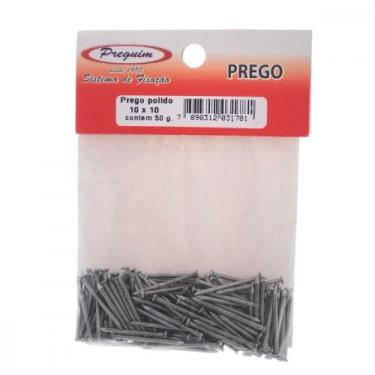 Imagem de Cartela Prego Preguim Com Cabeca 10X10 (1,50X23mm) (1,50X23mm) Com 50 