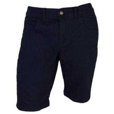 Imagem de Bermuda Sarja Masculina Ogochi Essencial Color Preta - 00352-Masculino