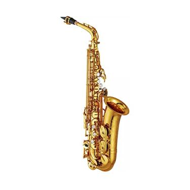 Imagem de Saxofone alto profissional EB Saxofone para iniciantes (Cor: Ouro)