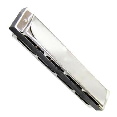 Imagem de Gaita profissional toca C chave 20 furos requintado gaita profissional corpo de resina