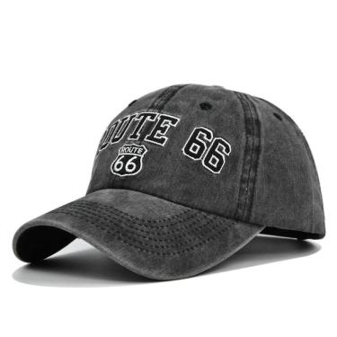 Imagem de Boné de beisebol Routes 66 Anime Snapback Hat Denim 54-60cm