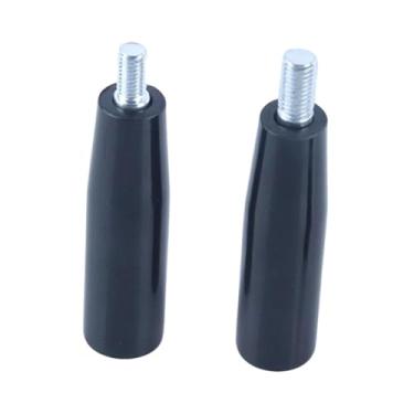 Imagem de menolana 1 Par de Colunas de Corda para Pilates Reformer - Peças de Reforço - Preto Brilhante - Rosca Macho M8 - Colunas de Corda para Exercícios de