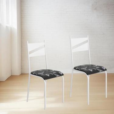 Imagem de Kit 2 Cadeiras de Jantar Varanda Cozinha Sala de Estar Epoxi 543.new -