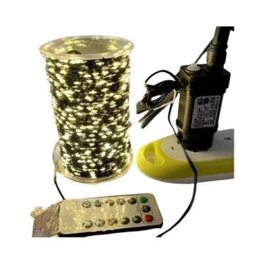 Imagem de Luzes De Cordão LED De 30M 50M Com Plugue EU, Controle Remoto De 8 Mod