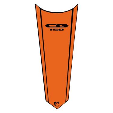 Imagem de Adesivo Faixa Gravata Tanque Moto Cg Titan 125/150/160 Laranja Cor Cg 160