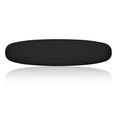 Imagem de Suporte de pincel de maquiagem para viagem, organizador portátil, estojo de maquiagem de silicone macio na moda, suporte de pincel cosmético para viagem, preto
