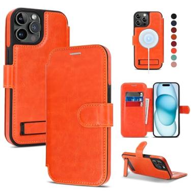 Imagem de CIVICASE Capa carteira para iPhone 13 Pro com suporte, couro sintético flip com compartimentos para cartão de crédito (bloqueio RFID), compatível com Magsafe Magsafe, capa de telefone feminina e