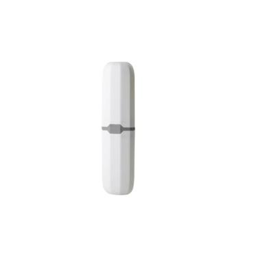 Imagem de Caixa de armazenamento de pasta de dente para escova de dentes com tampa, estojos portáteis à prova de poeira, pauzinhos, garfos, organizador para viagens, caminhadas, transparente