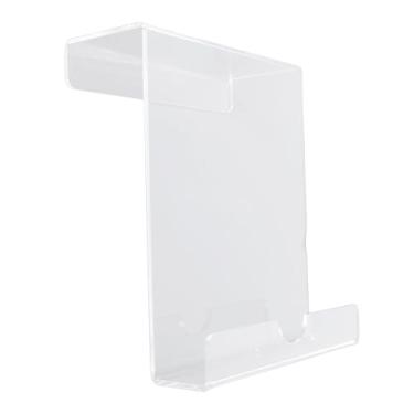 Imagem de Fockety Suporte para tablet para esteira, suporte transparente de acrílico para bicicleta ergométrica, suportes para livros para esteira para tablets, revistas e livros (Transparente)