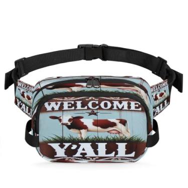 Imagem de Pochete colorida de libélula de vidro para mulheres e homens com alça ajustável, bolsa transversal, bolsa de peito, bolsa tiracolo, Cor 6