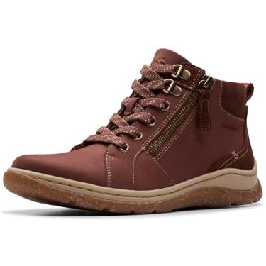 Imagem de Clarks Bota Chelsea feminina Orlene Top impermeável, Nobuck marrom britânico, 9.5 Wide