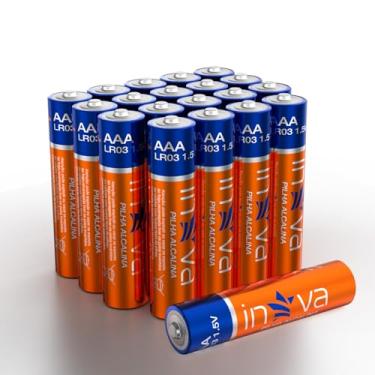 Imagem de Pilhas AAA Alcalinas 20 Unidades - Energia de Longa Duração para Seus Dispositivos