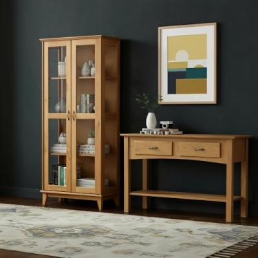 Imagem de Conjunto de Aparador e Cristaleira Madeira Maciça Rústica