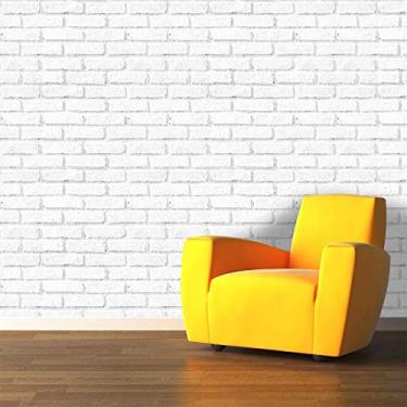 Imagem de Papel de Parede - Tijolinho Branco - 0,58 x 2,00 m