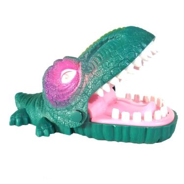 Imagem de Brinquedo Dinossauro Maluco Que Morde Jogo Aperta Os Dentes