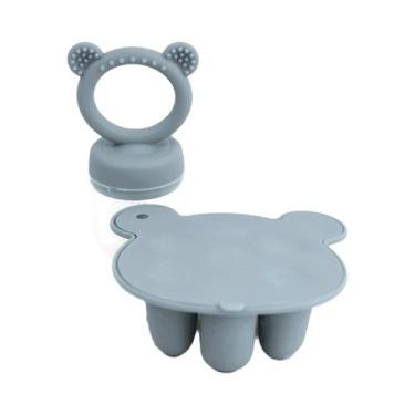 Imagem de Forma De Silicone Para Congelador Com Design De Urso, Alimentador De F