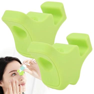 Imagem de ZFLYCANP Dispensador de auxílio guia de garrafa Eyedrop, aplicador de conta-gotas de silicone, dispositivo de assistência de colírio, reutilizável, macio, lavável, uso sem esforço para toda a família